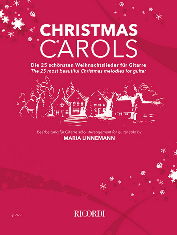 Christmas Carols  für Gitarre (mit Texten)  