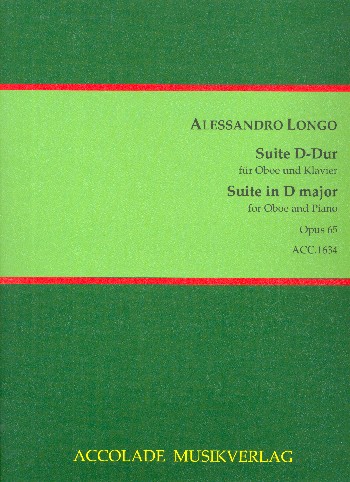 Suite D-Dur op.65  für Oboe und Klavier  