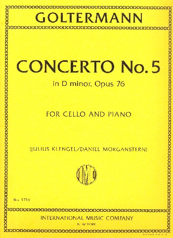 Concerto in d Minor no.5 op.76  for Violoncello and Orchestra  for violoncello and piano