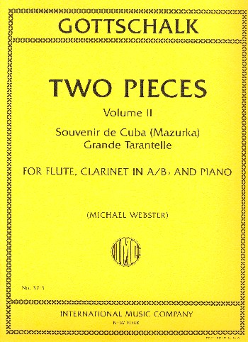 2 Pieces vol.2  for flute, clarinet and piano  parts