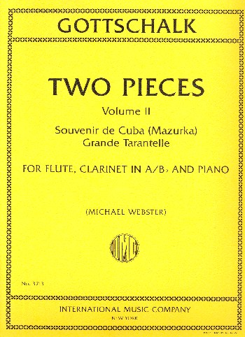 2 Pieces vol.2  for flute, clarinet and piano  parts