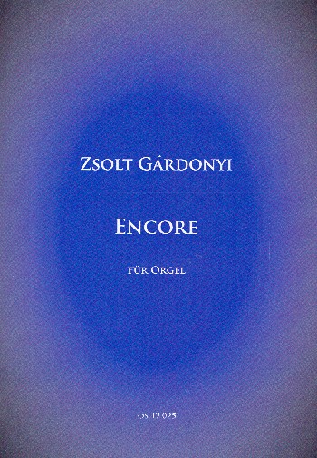Encore  für Orgel  