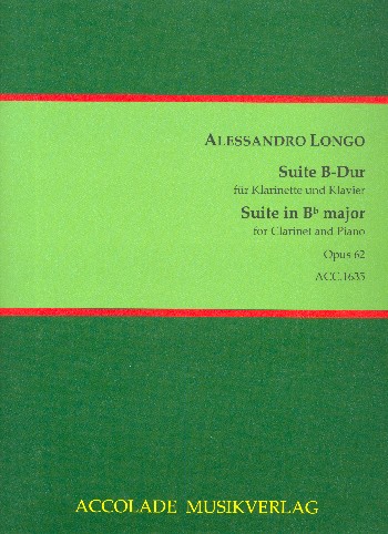 Suite B-Dur op.62  für Klarinette und Klavier  