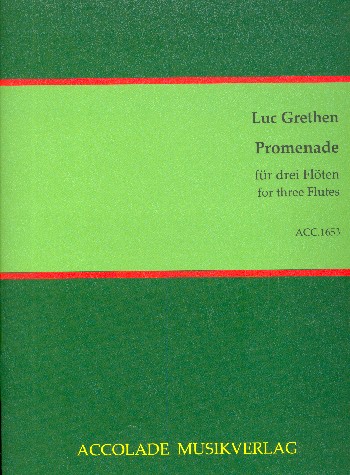 Promendade  für 3 Flöten  Partitur und Stimmen