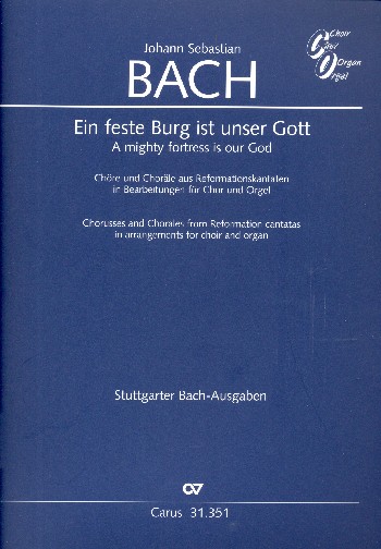 Ein feste Burg ist unser Gott&nbsp;&nbsp;für gem Chor und Orgel&nbsp;&nbsp;Partitur (dt/en)