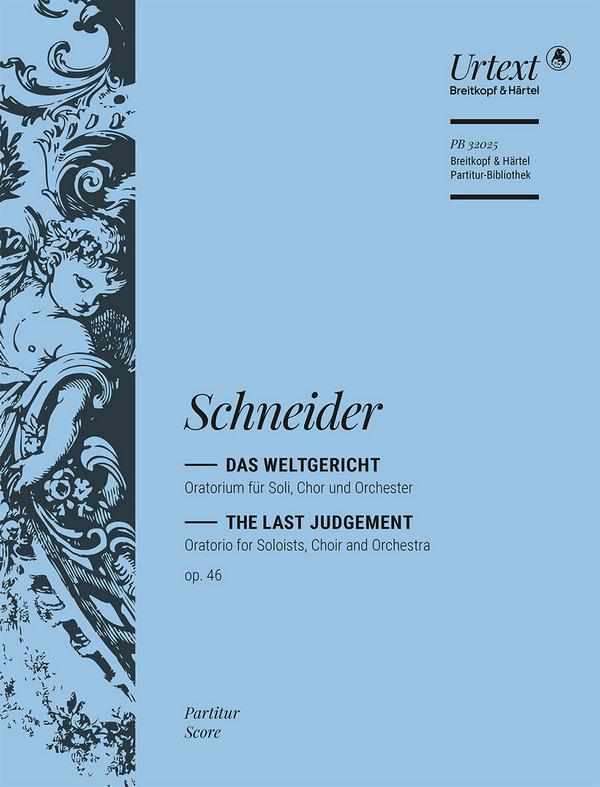 Das Weltgericht op.46  für Soli, gem Chor und Orchester  Partitur