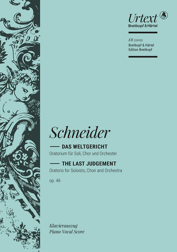 Das Weltgericht op.46  für Soli, gem Chor und Orchester  Klavierauszug