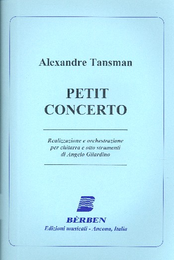 Petit concerto&nbsp;&nbsp;for guitar and 8 instruments&nbsp;&nbsp;score and parts