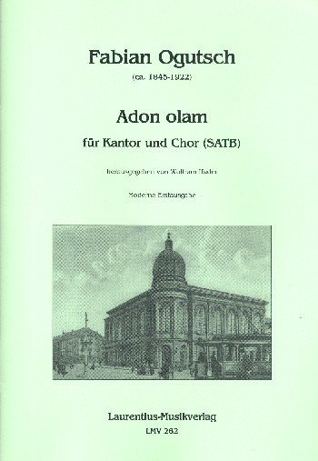 Adon olam  für Kantor und gem Chor a cappella  Partitur (aschk/seph)