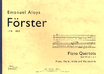2 Piano Quartets op.10 (no.1 and 2)  for violin, viola, cello and piano  parts