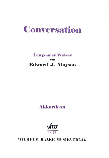 Conversation  für Akkordeon  
