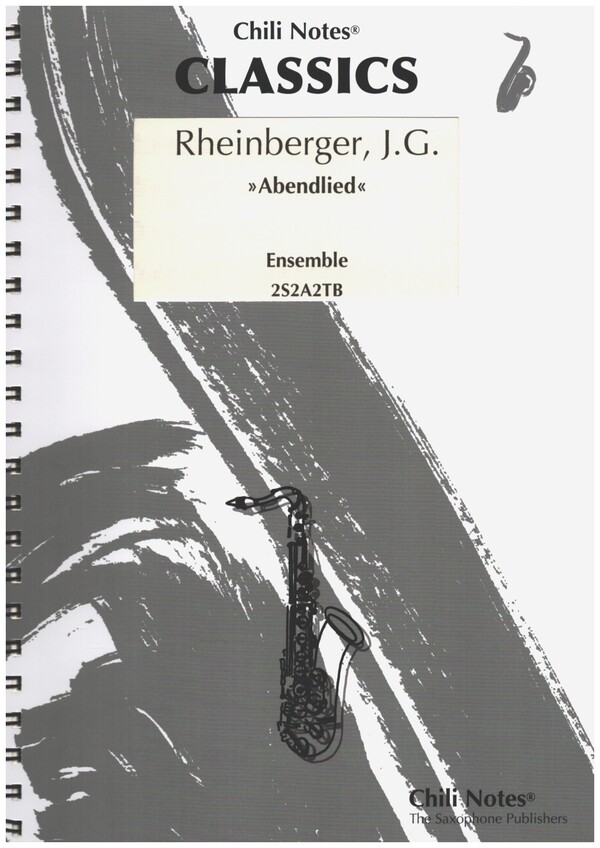 Abendlied&nbsp;&nbsp;für Saxophon-Ensemble (SSAATTBar)&nbsp;&nbsp;Partitur und Stimmen