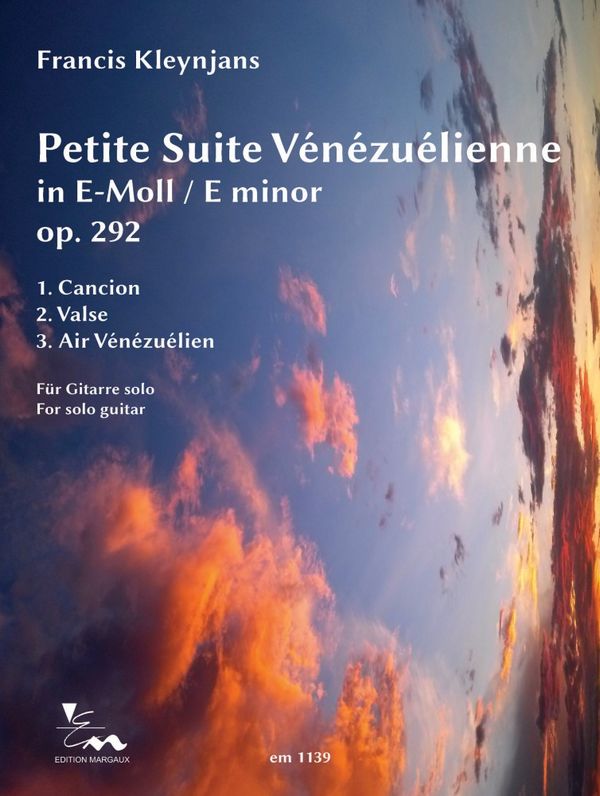 Petite suite vénézuélienne e-Moll op.292  für Gitarre  