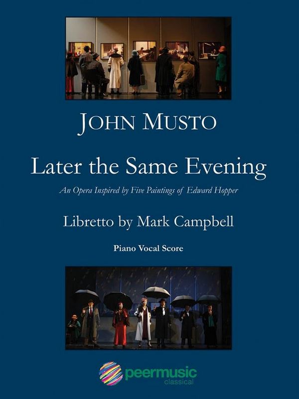 Later the same Evening  opera  vocal score (en)
