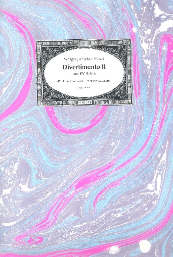 Divertimento Nr.2 KV439b&nbsp;&nbsp;für 3 Blockflöten (ATGb) (2 Csakane und Gitarre)&nbsp;&nbsp;Partitur und Stimmen