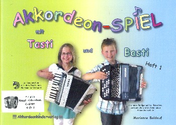 Akkordeonspiel mit Tasti und Basti Band 1  für Knopf-Akkordeon (C-Griff)  
