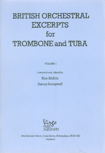 British Orchestral Excerpts vol.1  for trombone and tuba  