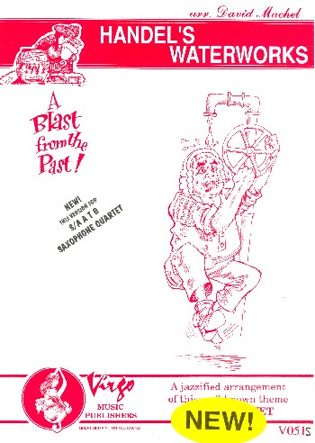 Händel's Waterworks  for 4 saxophones (S(A)ATBar)  score and parts