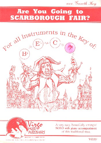 Are You going to Scarborough Fair  for bass clef instrument and piano  