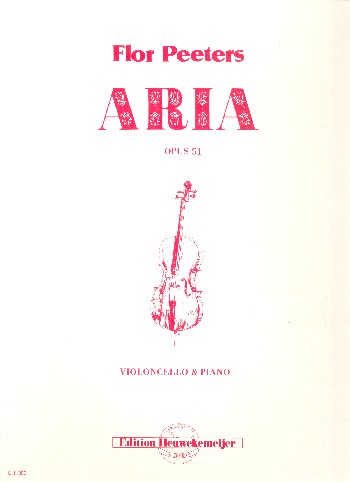 Aria op.51: for cello and piano  for cello and piano  