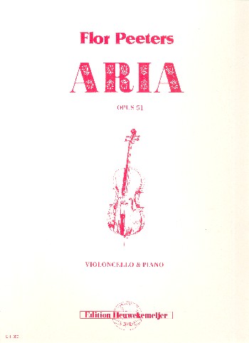 Aria op.51: for cello and piano&nbsp;&nbsp;for cello and piano&nbsp;&nbsp;