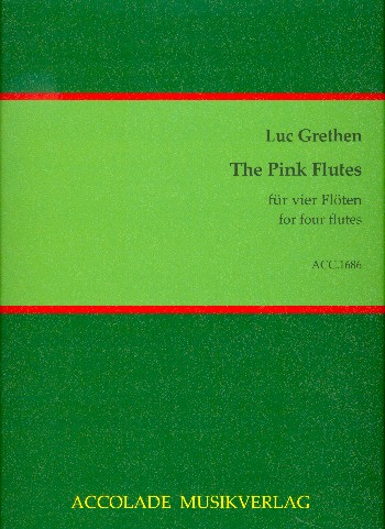 The pink Flutes  für 4 Flöten  Partitur und Stimmen
