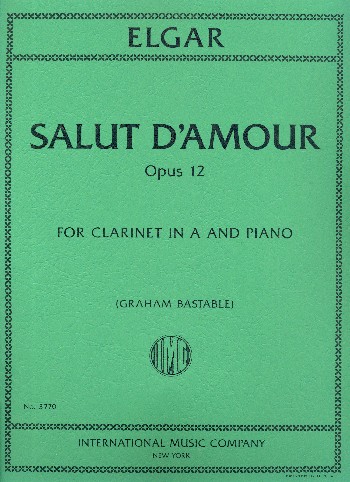 Salut d'amour&nbsp;&nbsp;for clarinet (A) and piano&nbsp;&nbsp;