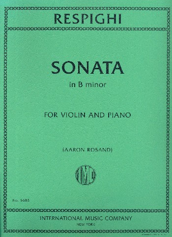 Sonata in b minor&nbsp;&nbsp;for violin and piano&nbsp;&nbsp;