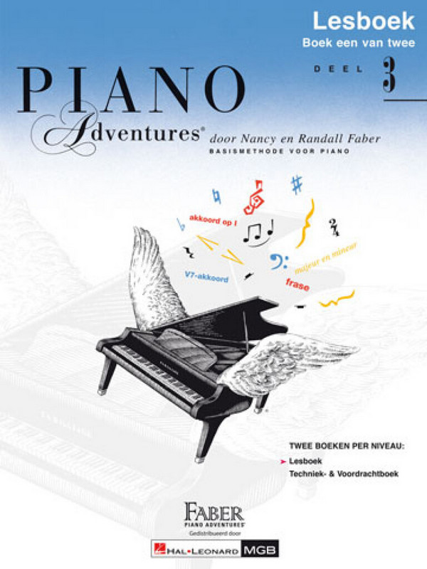 Piano Adventures vol.3&nbsp;&nbsp;lesboek (nl)&nbsp;&nbsp;