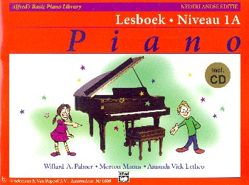 Alfred's basic Piano Library - Lesboek niveau 1A (+CD)  voor piano (nl)  
