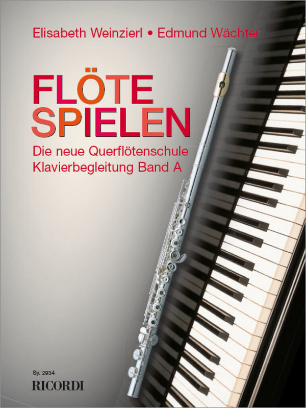 Flöte spielen Band A&nbsp;&nbsp;für Flöte und Klavier&nbsp;&nbsp;Klavierbegleitung  (Partitur)