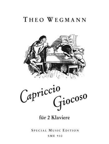 Capriccio giocoso  für 2 Klaviere  2 Partituren