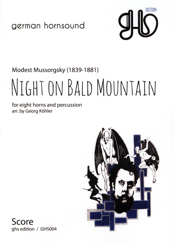 Night on bald Mountain  für 8 Hörner und Percussion  Partitur und Stimmen