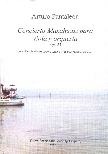 Concierto Maxahuaxi op.23  für Viola und Orchester  Partitur