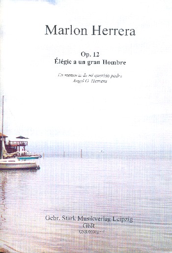Élégie a un gran Hombre op.12  für Orchester  Partitur
