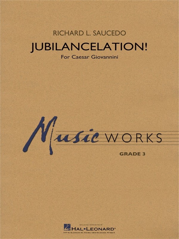 HL04005287 Jubilancelation&nbsp;&nbsp;for concert band&nbsp;&nbsp;score and parts