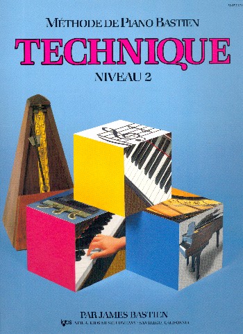 Méthode de piano Bastien - technique niveau 2  pour piano (frz)  
