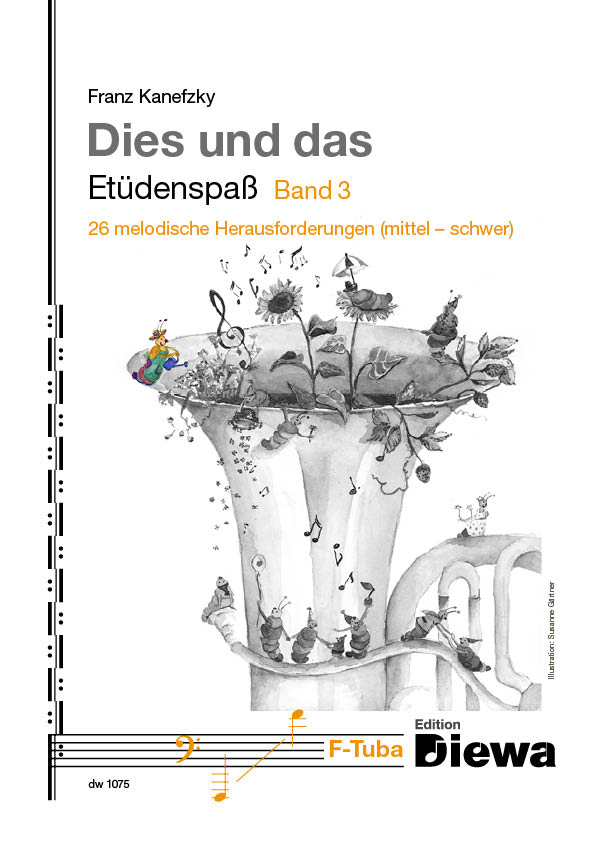 DW1075 Dies und das - Etüdenspass Band 3&nbsp;&nbsp;für Tuba in F&nbsp;&nbsp;