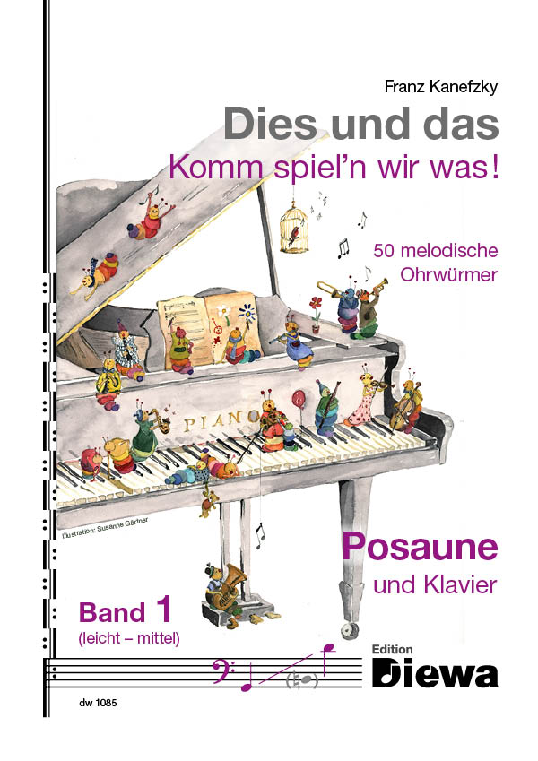 DW1085 Dies und das - Komm spiel'n wir was Band 1&nbsp;&nbsp;für Posaune und Klavier&nbsp;&nbsp;