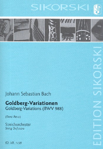 Goldberg-Variationen BWV988&nbsp;&nbsp;für Streichorchester&nbsp;&nbsp;Studienpartitur