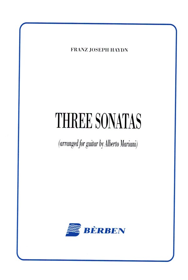 3 Sonatas  for guitar  