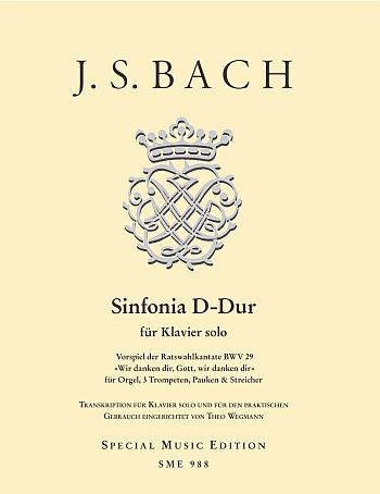 SME988 Sinfonia D-Dur&nbsp;&nbsp;für Klavier&nbsp;&nbsp;