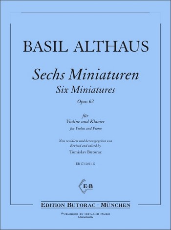 6 Miniaturen op.62  für Violine und Klavier  