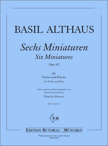 6 Miniaturen op.62&nbsp;&nbsp;für Violine und Klavier&nbsp;&nbsp;