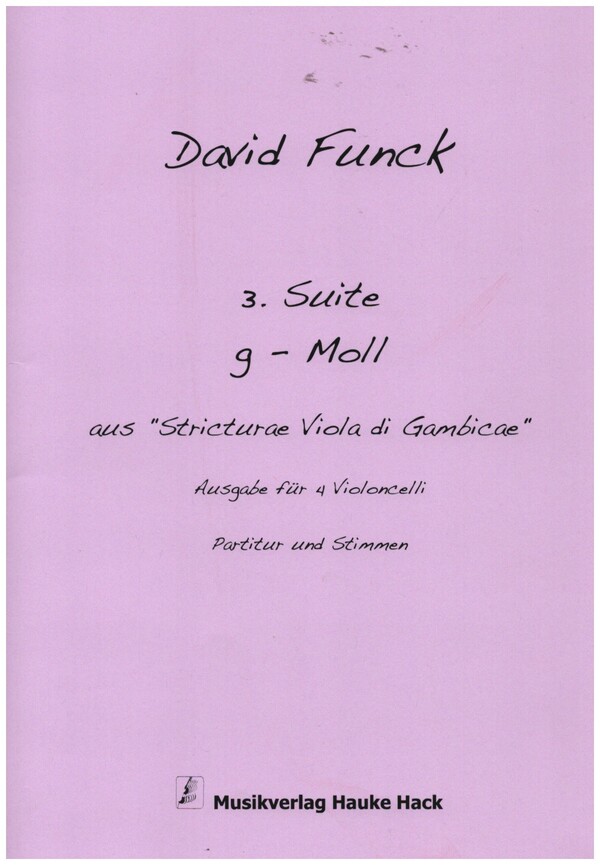 Suite g-Moll Nr.3 aus 