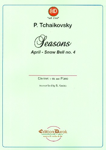 April - Das Schneeglöckchen op.37,4  für Klarinette und Klavier  