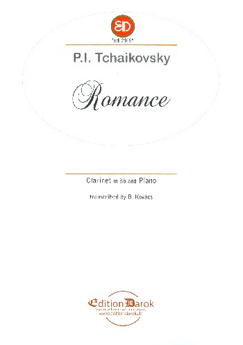 Romanze  für Klarinette und Klavier  