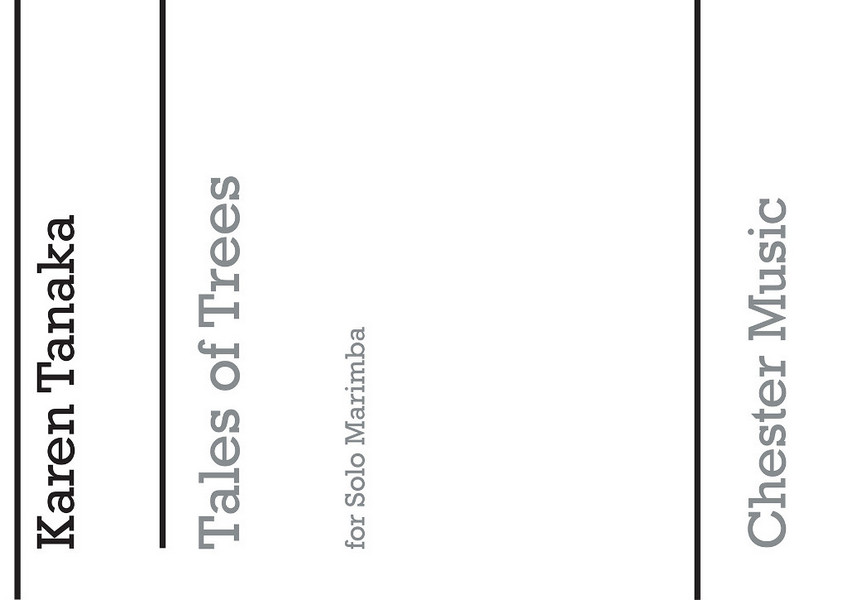 CH67144 Tales of Trees&nbsp;&nbsp;for marimba&nbsp;&nbsp;