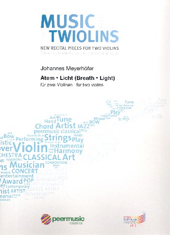 Atem - Licht  für 2 Violinen  Partitur und Stimmen