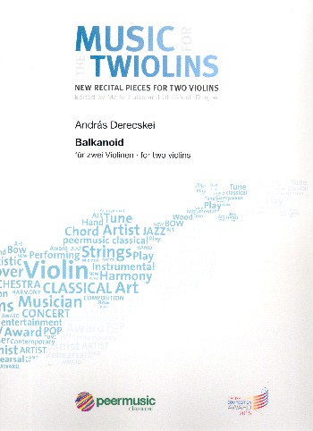Balkanoid  für 2 Violinen  Partitur und Stimmen